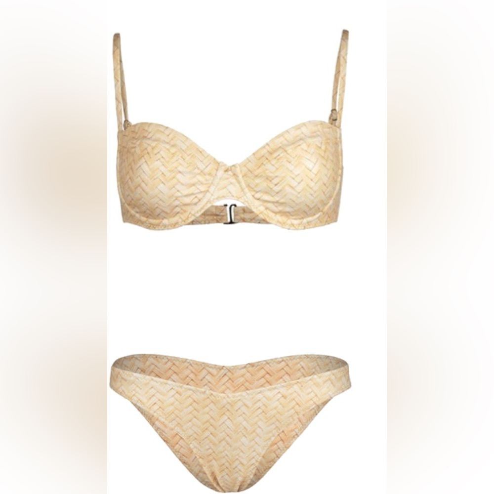 SAME LOS ANGELES Basketweave Bikini